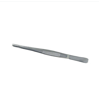 金鐘醫(yī)用鑷 J42025（14cm橫齒，敷料 ）