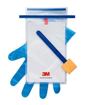 3m? ssl10nb2g海綿涂抹棒，含10毫升中和緩沖液和手套 ，100套/箱