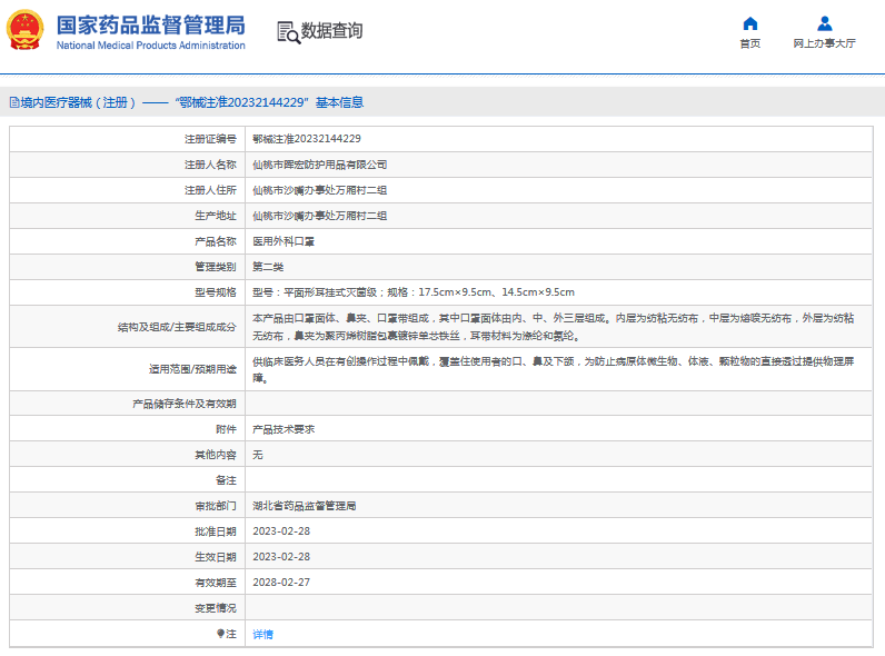 暉宏醫(yī)用外科口罩平面形耳掛式滅菌***17.5cm×9.5cm、14.5cm×9.5cm1.png